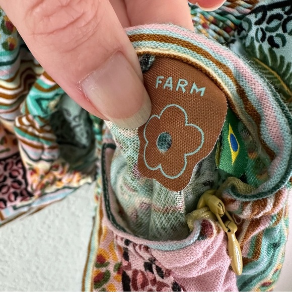 FARM RIO Tropical Jungle Cutout Mini Dress SZ XS - Picture 6 of 8